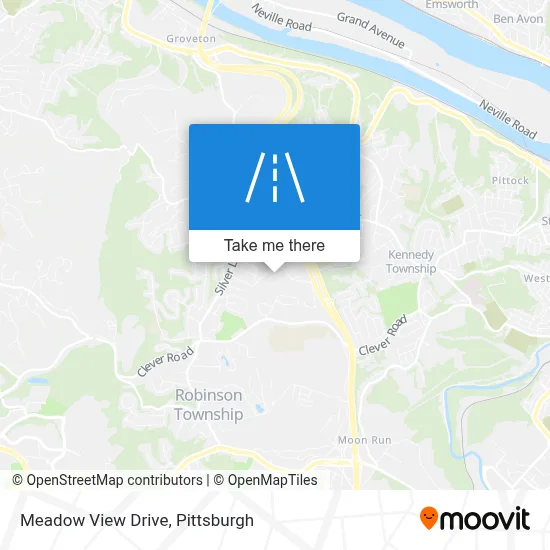 Meadow View Drive map