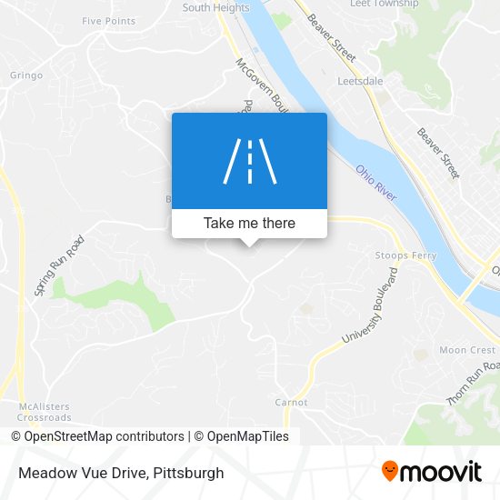 Mapa de Meadow Vue Drive
