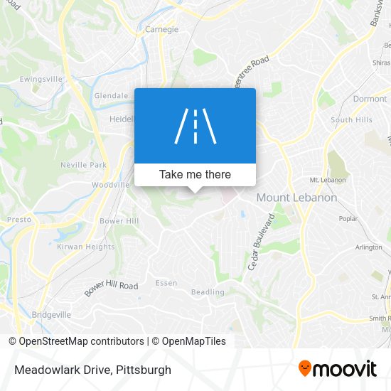 Meadowlark Drive map