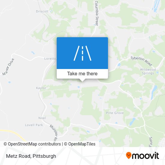Mapa de Metz Road