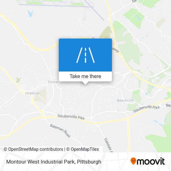 Montour West Industrial Park map
