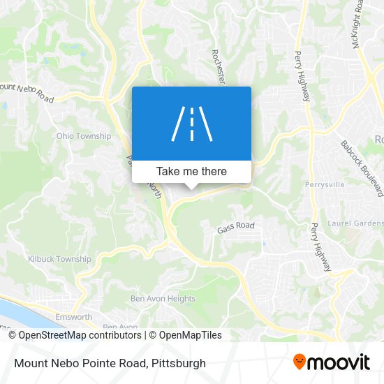 Mount Nebo Pointe Road map
