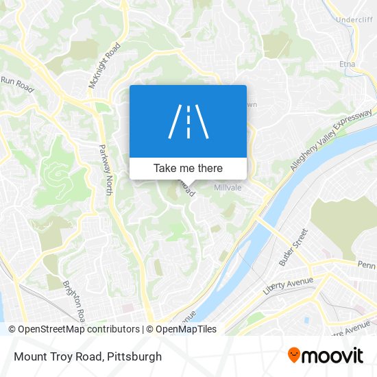 Mapa de Mount Troy Road