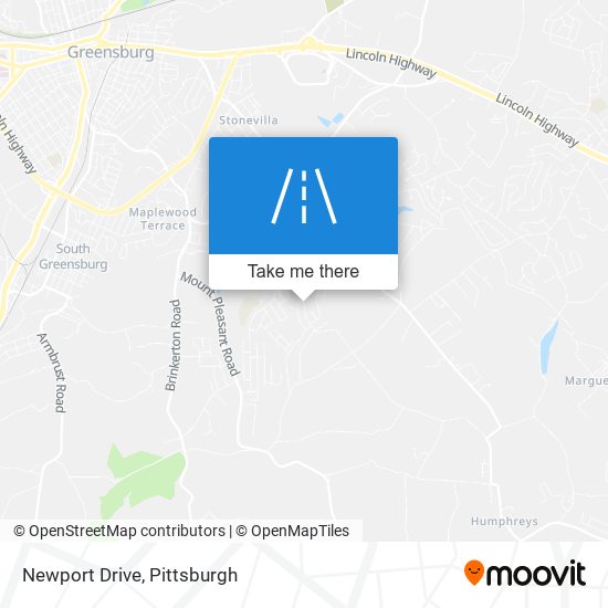 Mapa de Newport Drive