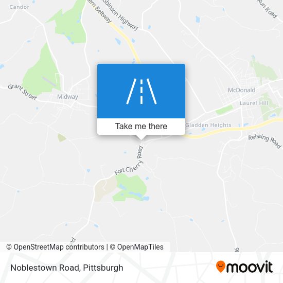 Noblestown Road map