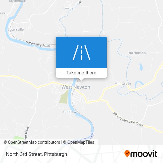 Mapa de North 3rd Street