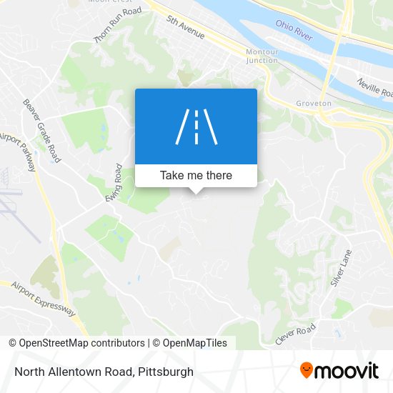 North Allentown Road map