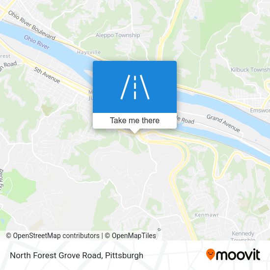 Mapa de North Forest Grove Road