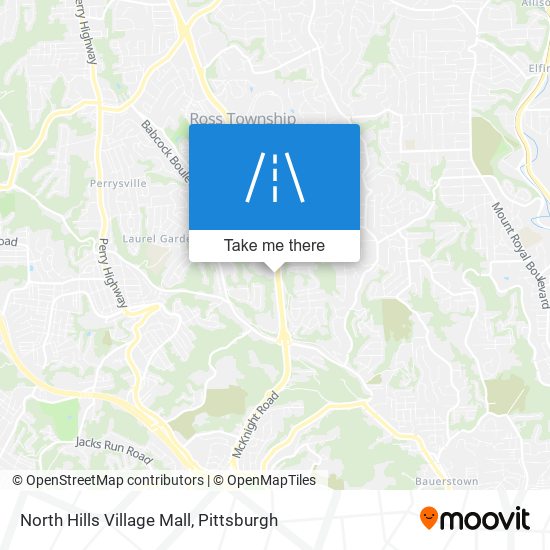 North Hills Village Mall map