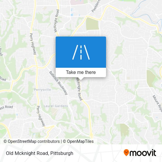 Mapa de Old Mcknight Road