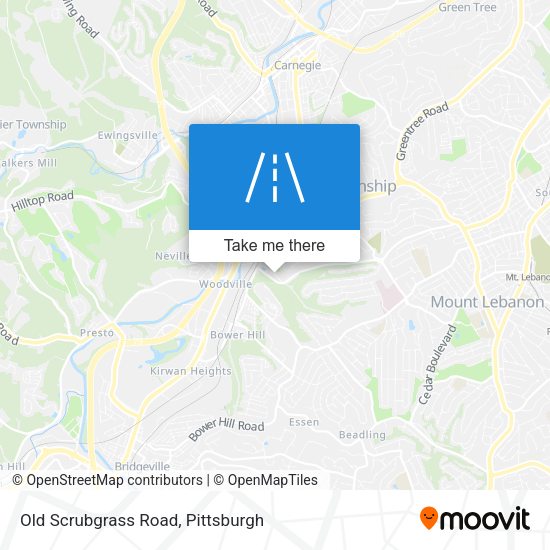 Mapa de Old Scrubgrass Road