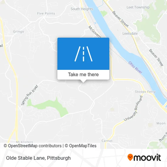 Olde Stable Lane map