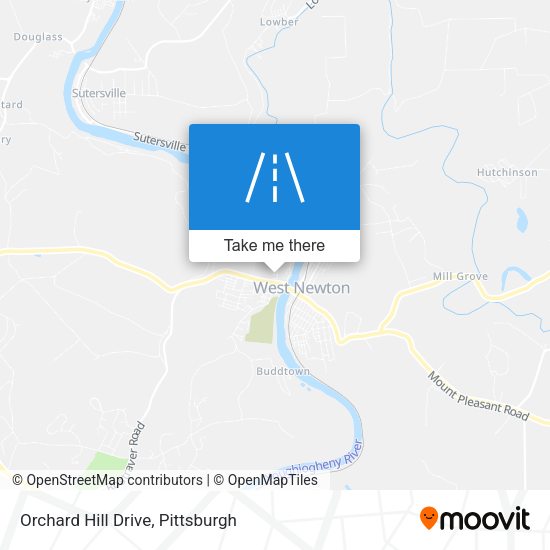 Mapa de Orchard Hill Drive