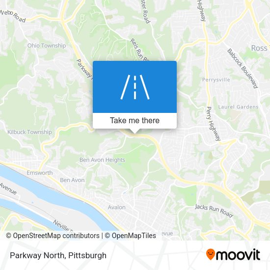 Mapa de Parkway North