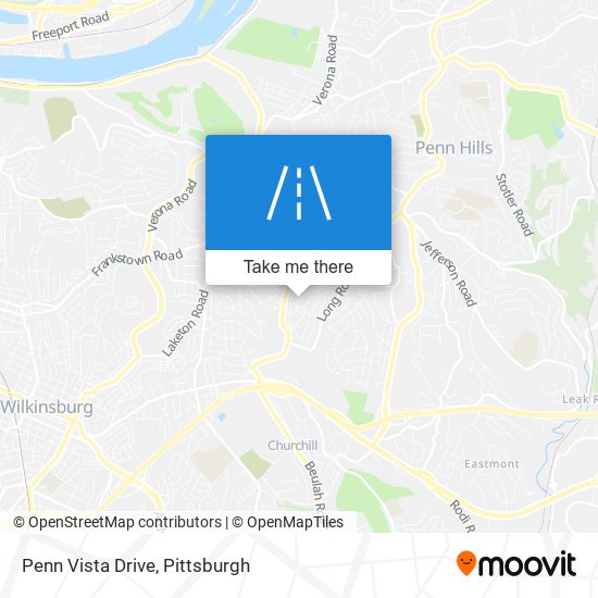 Penn Vista Drive map