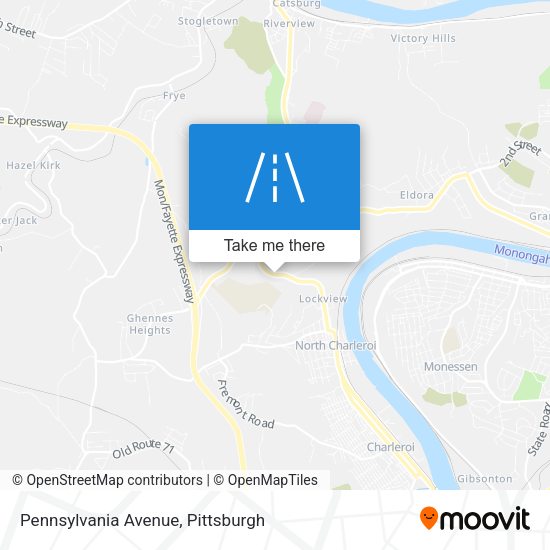 Pennsylvania Avenue map