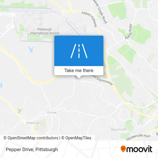 Pepper Drive map