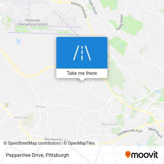 Peppertree Drive map