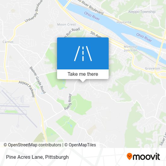 Mapa de Pine Acres Lane