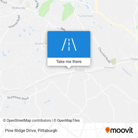Pine Ridge Drive map