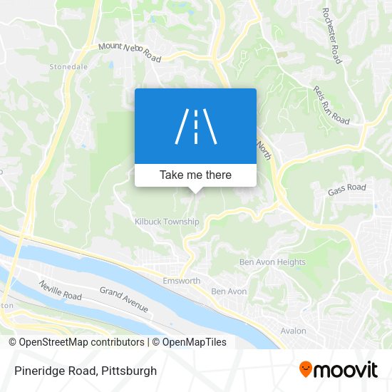 Mapa de Pineridge Road