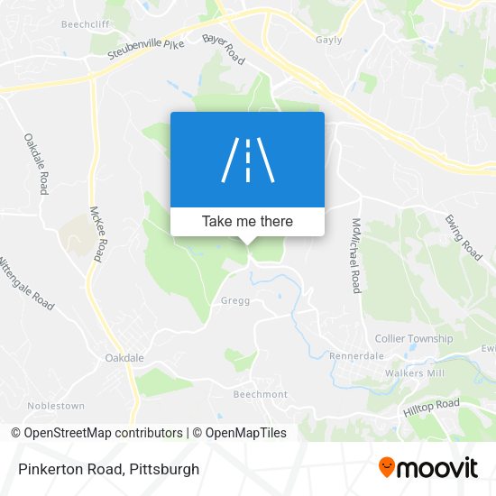 Mapa de Pinkerton Road