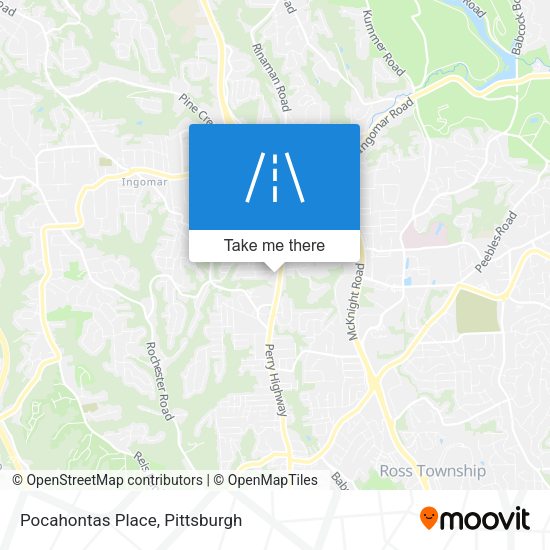 Pocahontas Place map