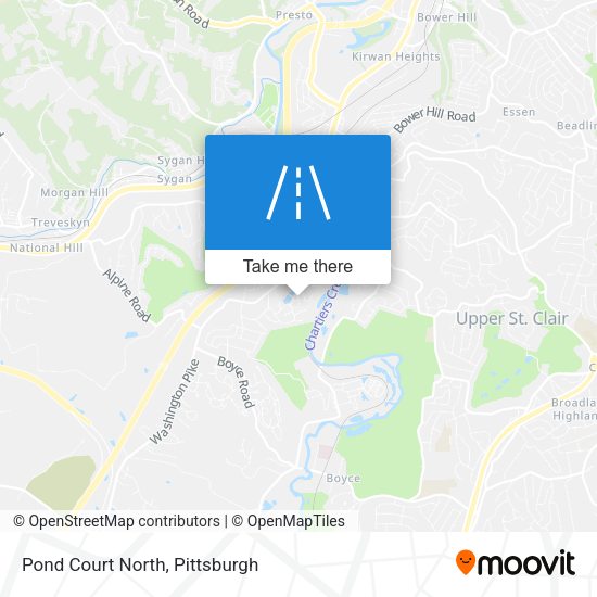 Mapa de Pond Court North