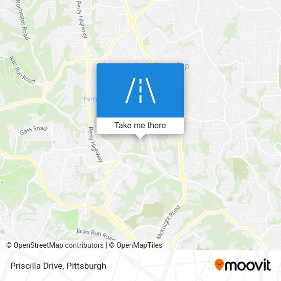 Priscilla Drive map