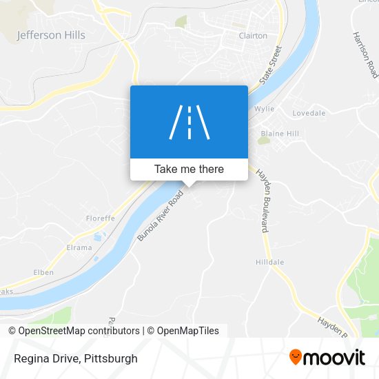 Mapa de Regina Drive