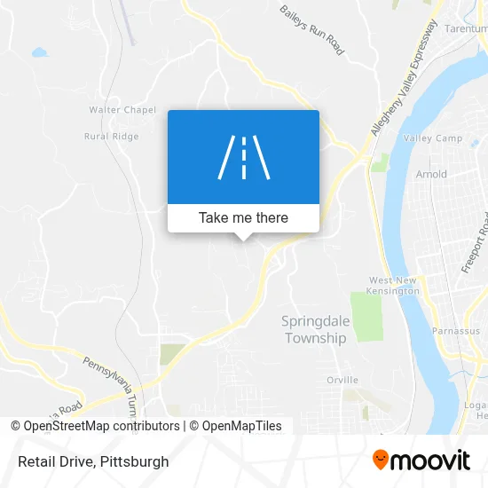 Retail Drive map