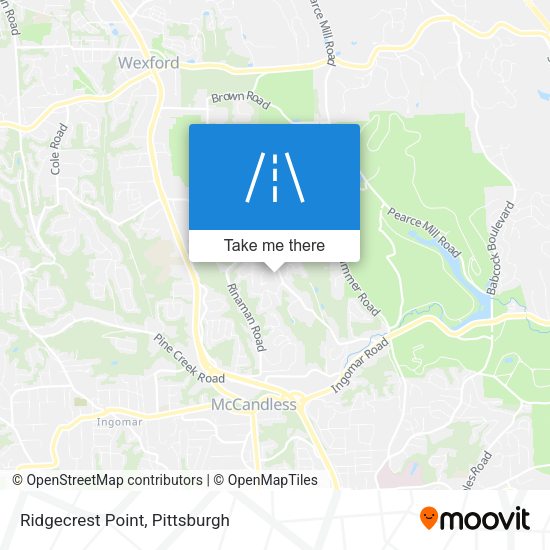 Mapa de Ridgecrest Point