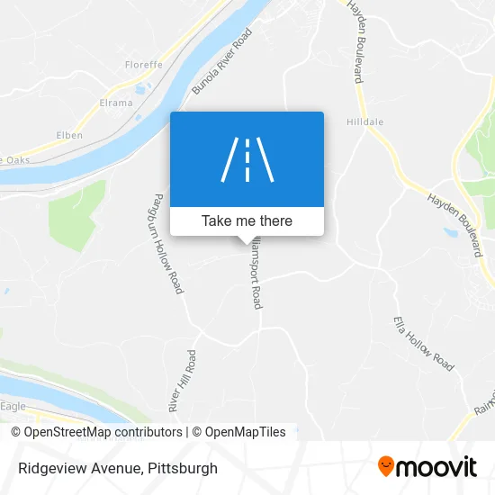 Ridgeview Avenue map