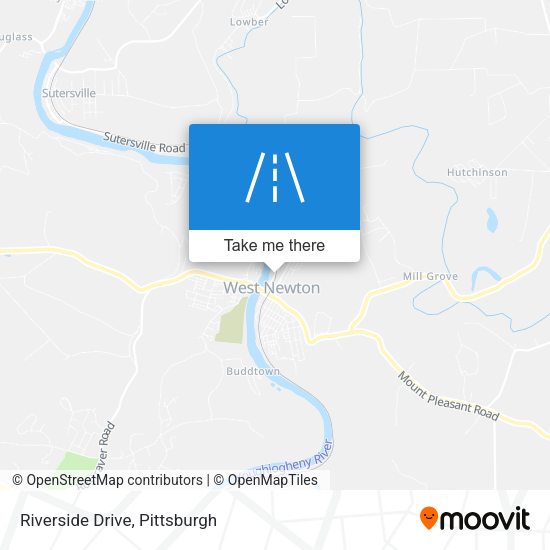 Mapa de Riverside Drive