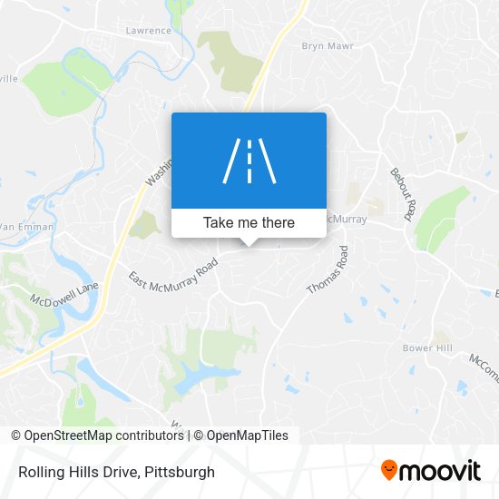 Mapa de Rolling Hills Drive