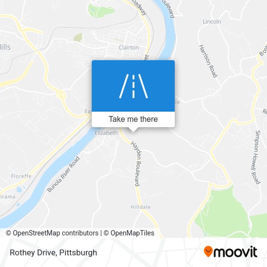 Mapa de Rothey Drive