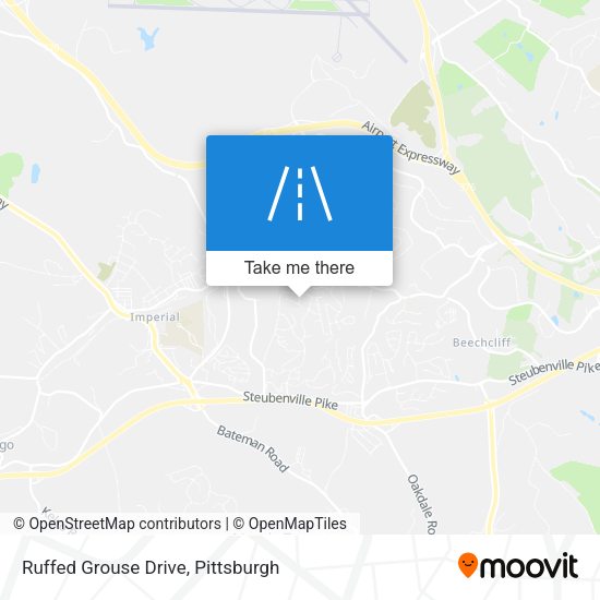 Ruffed Grouse Drive map
