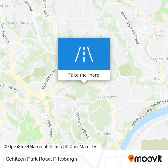 Schitzen Park Road map