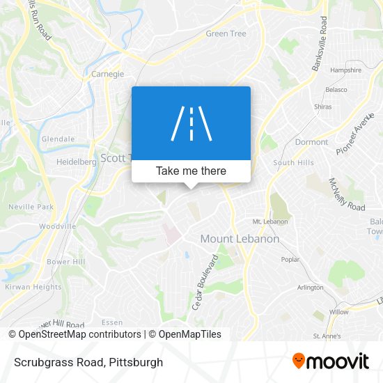 Mapa de Scrubgrass Road