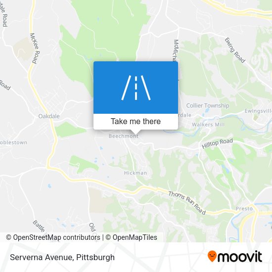 Mapa de Serverna Avenue