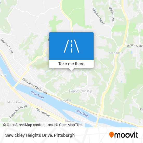 Mapa de Sewickley Heights Drive