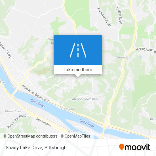 Shady Lake Drive map