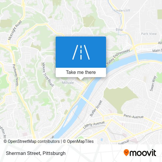 Mapa de Sherman Street