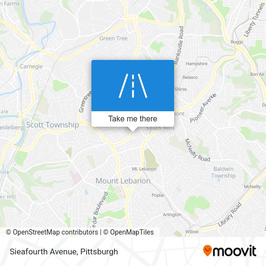 Sieafourth Avenue map