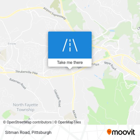 Mapa de Sitman Road