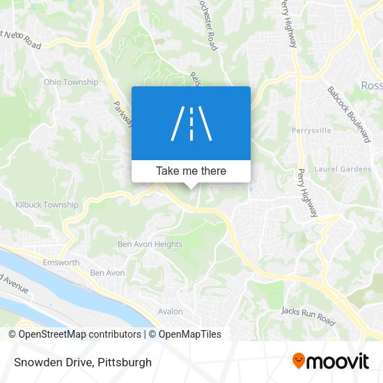 Mapa de Snowden Drive