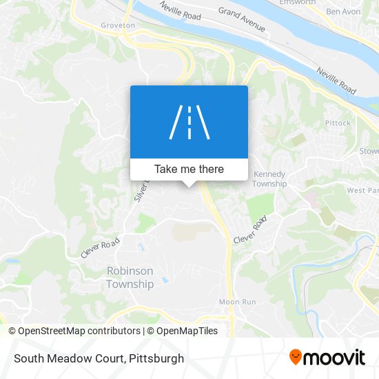 South Meadow Court map