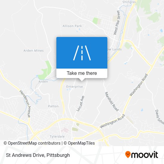 Mapa de St Andrews Drive