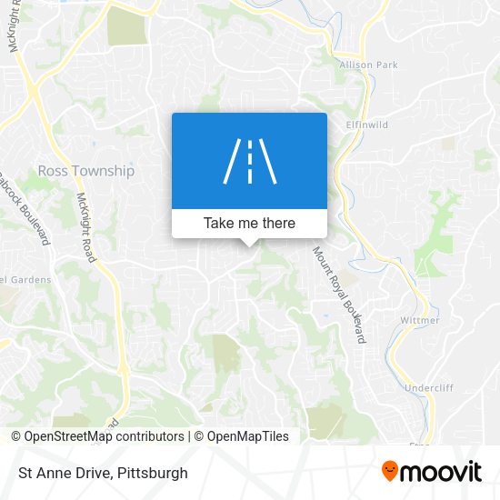 Mapa de St Anne Drive