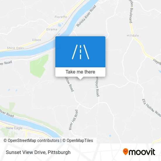 Sunset View Drive map